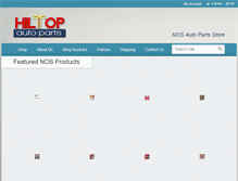 Tablet Screenshot of hiltopautoparts.com